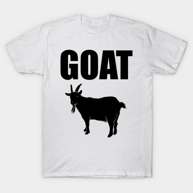 Greatest of all time GOAT T-Shirt by NordicBadger